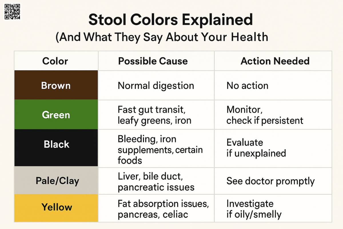 Stool Colors Explained (And What They Say About Your Health)