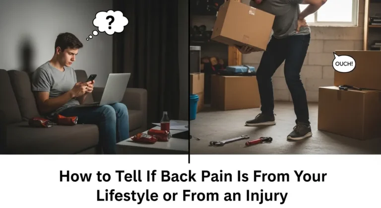 How to Tell If Back Pain Is From Your Lifestyle or From an Injury