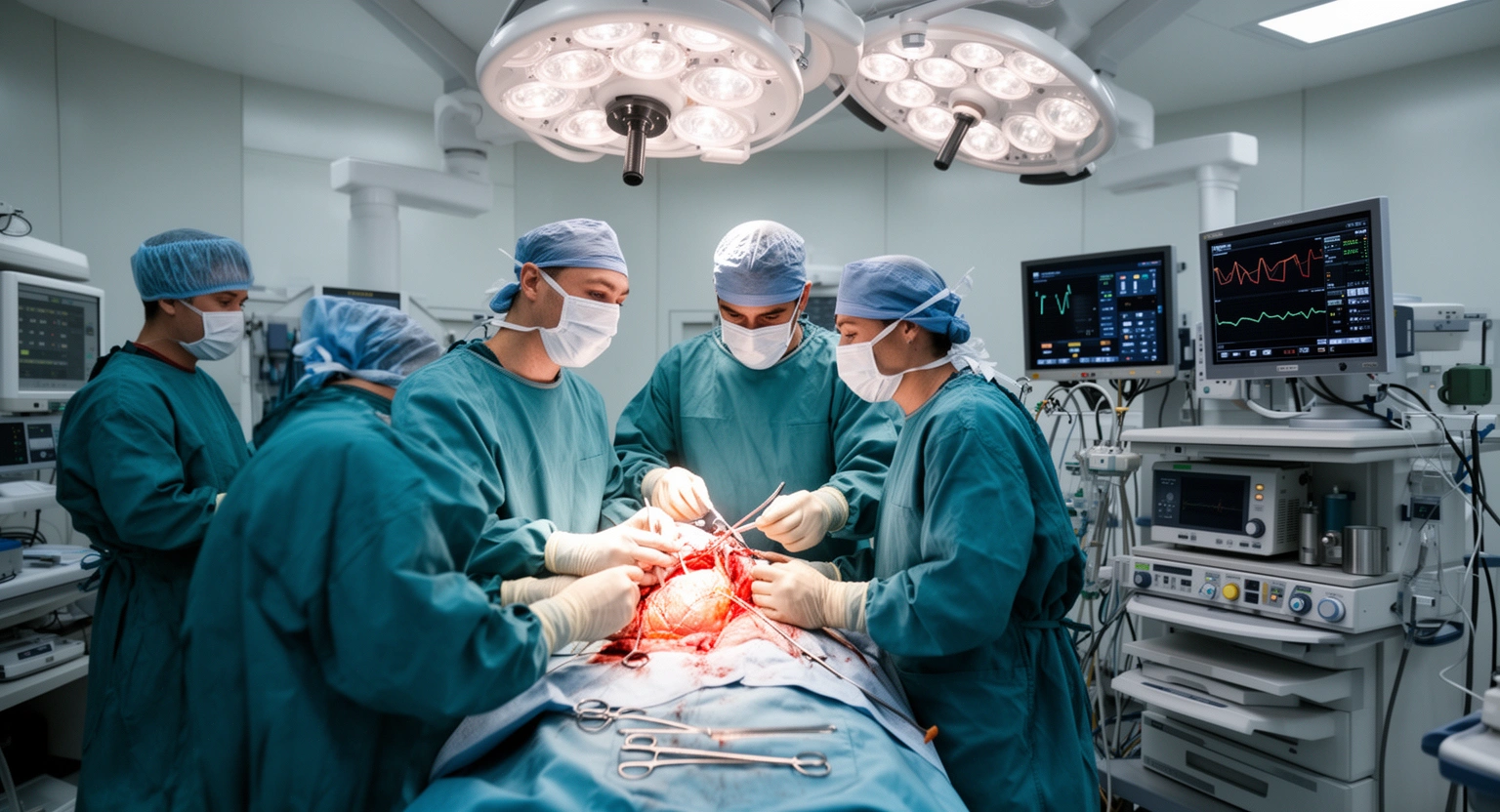 Advanced cardiac surgery and heart care team at Barnes-Jewish Hospital