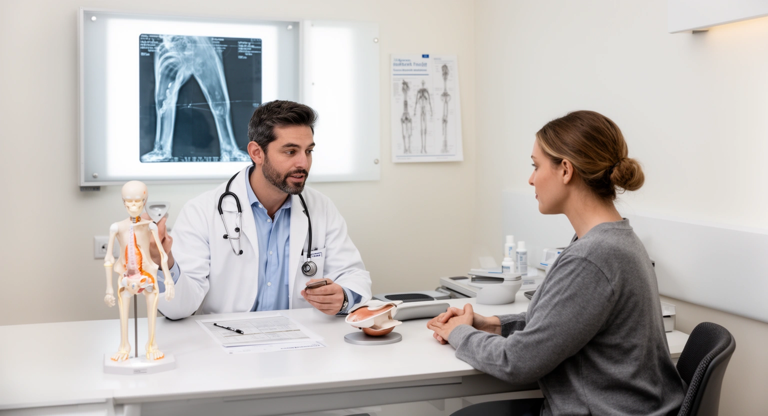 Orthopedic joint replacement consultation at Barnes-Jewish West County Hospital