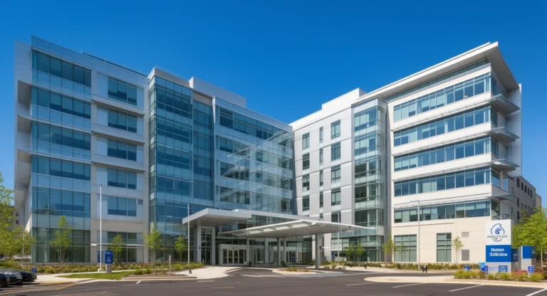 Capital Health hospital system New Jersey modern medical facility exterior with advanced patient care