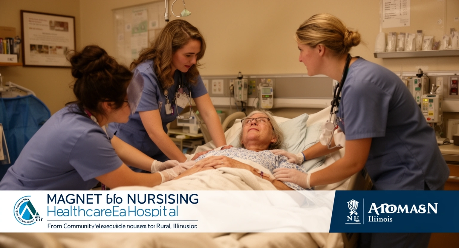 Carle Hoopeston nursing team providing compassionate patient care in a rural Illinois Critical Access Hospital