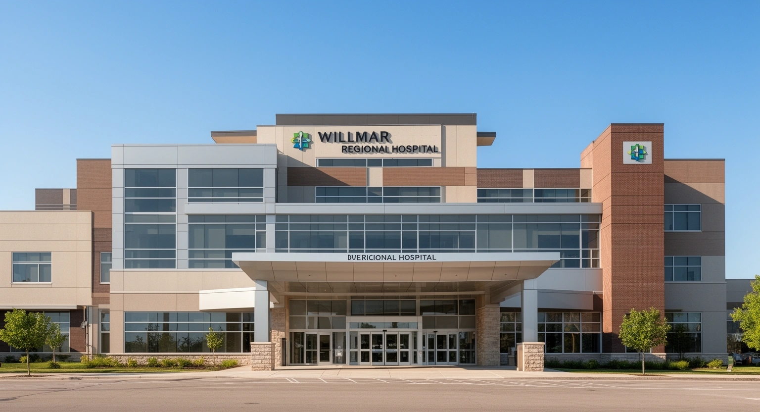 Carris Health Rice Memorial Hospital exterior in Willmar, Minnesota