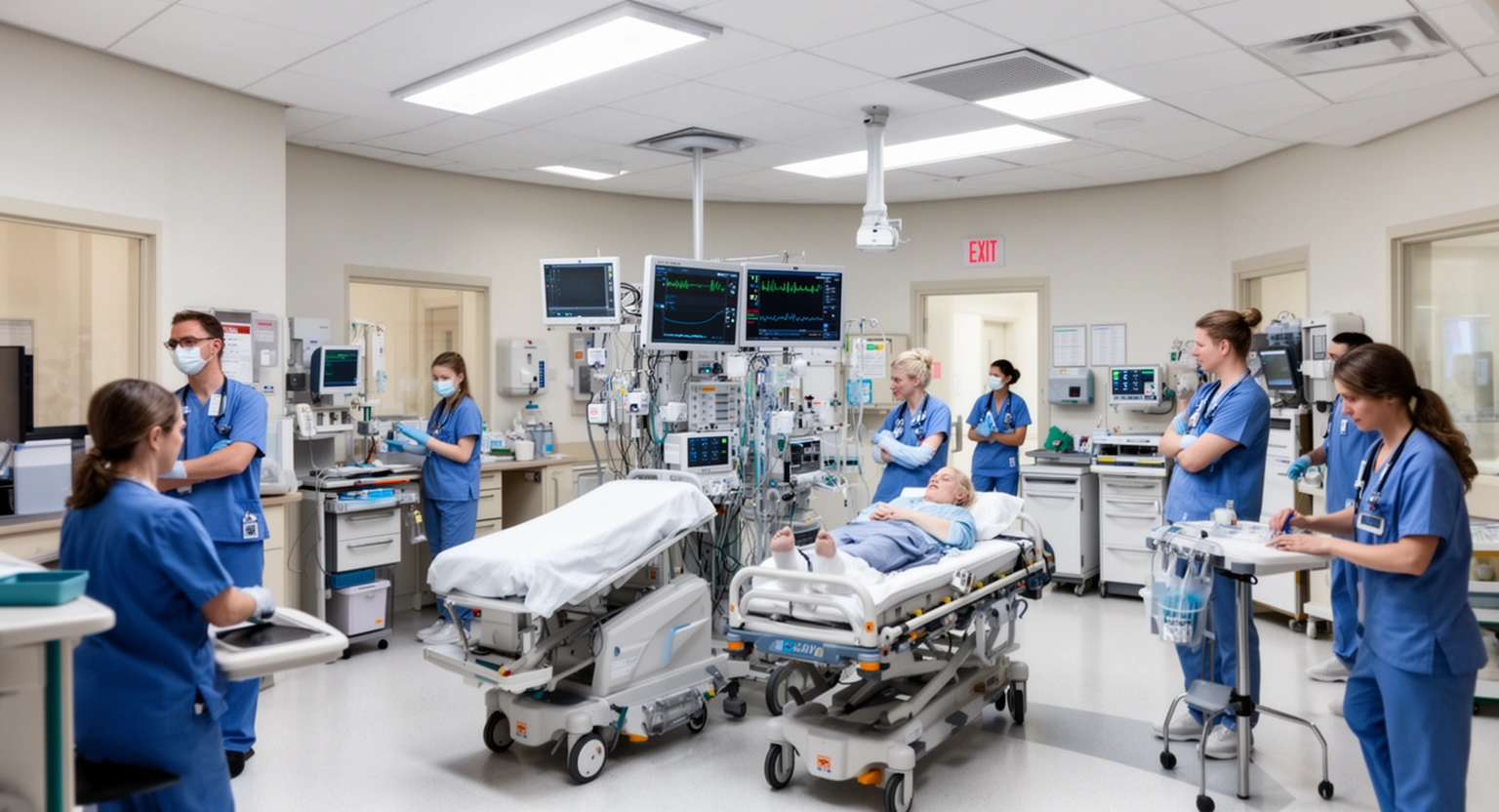 Level III Trauma Center emergency department at Carris Health Rice Memorial Hospital