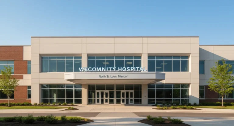 Christian Hospital exterior in north St. Louis County Missouri