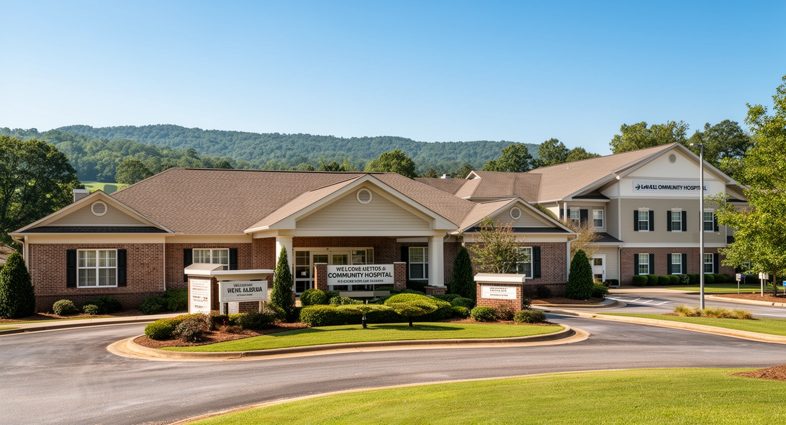 Floyd Cherokee Medical Center Centre Alabama rural community hospital exterior