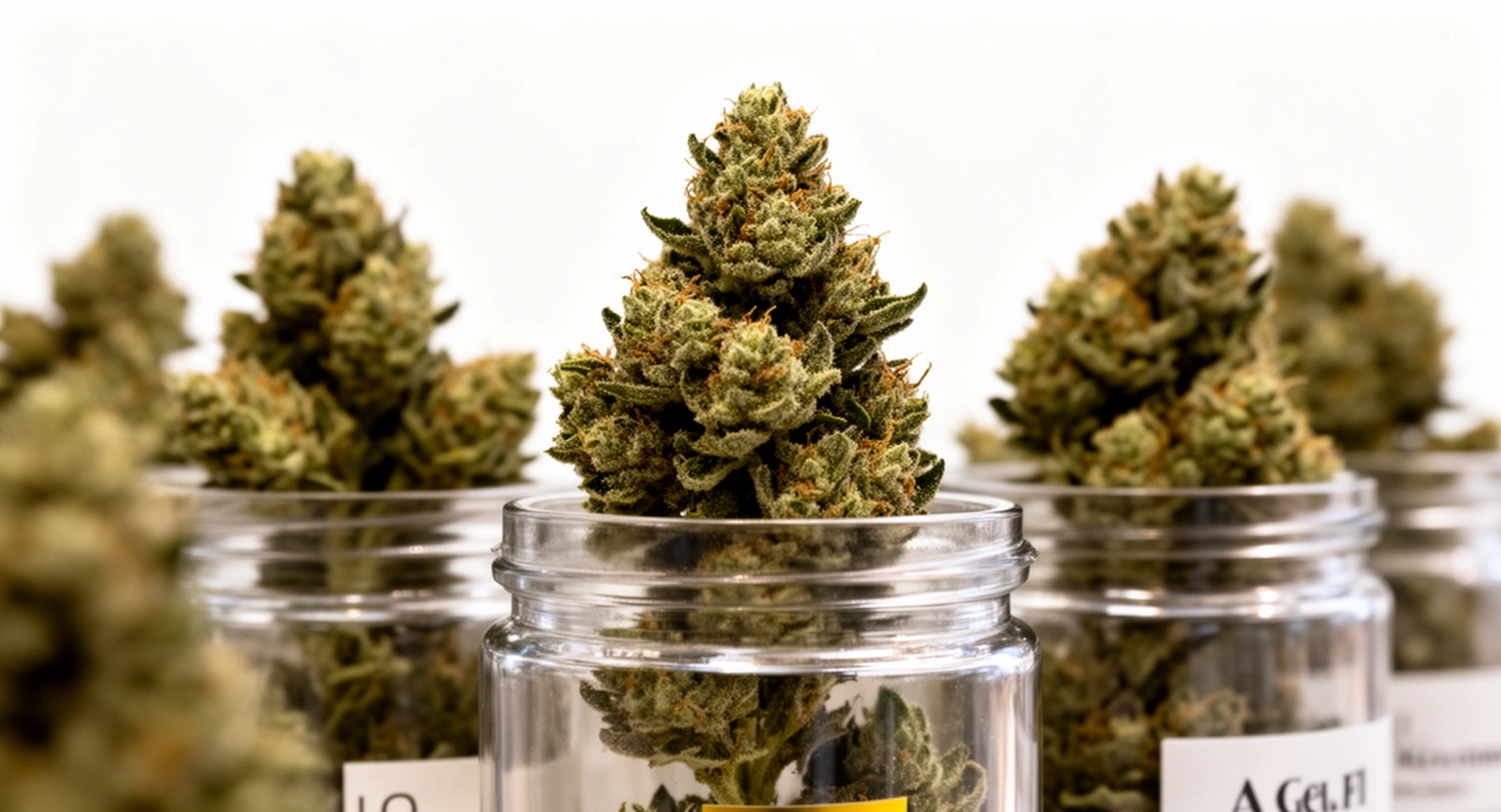 Premium cannabis flower products at High Level Health dispensary Bay City