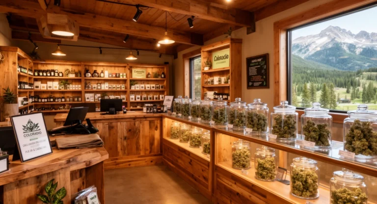 High Level Health Weed Dispensary Dumont Colorado mountain cannabis shop