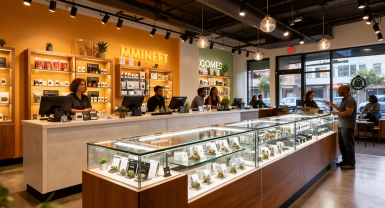 KANNA Weed Dispensary Oakland California Dimond District Black-owned cannabis store interior