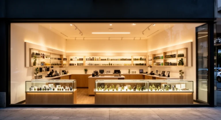 LA Cannabis Co Weed Dispensary Inglewood exterior and cannabis retail environment