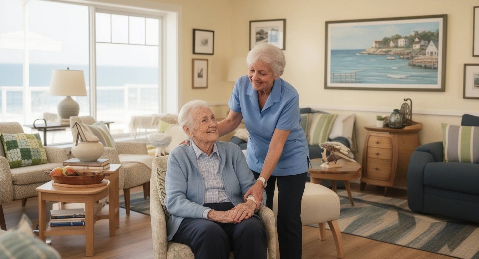 Senior care and assisted living community on the Maine coast with skilled nursing and rehabilitation services