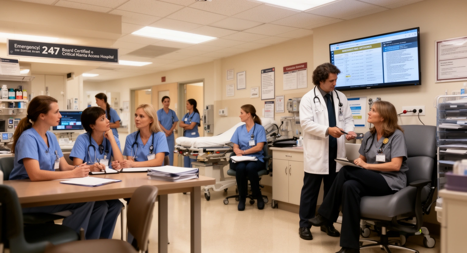 Emergency department and Level IV trauma program at Mercy Hospital Berryville Arkansas