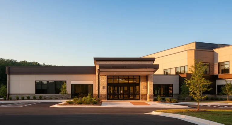 Mercy Hospital Ozark Arkansas exterior view Franklin County