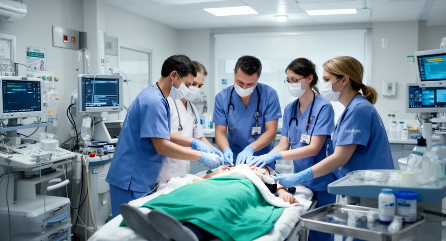 Emergency department care team at Mercy Hospital Ozark Arkansas