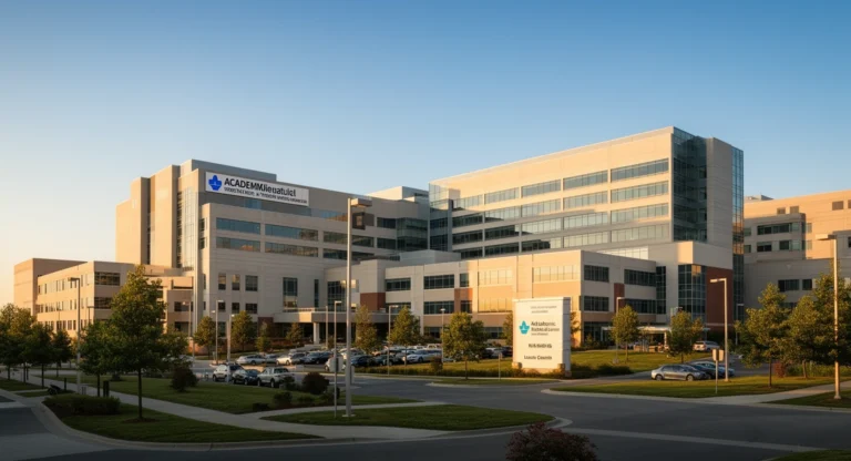 Mercy Hospital St. Louis Missouri exterior campus west St. Louis County