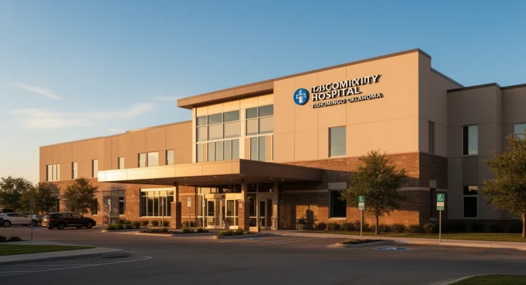 Mercy Hospital Tishomingo Oklahoma exterior Johnston County southern Oklahoma