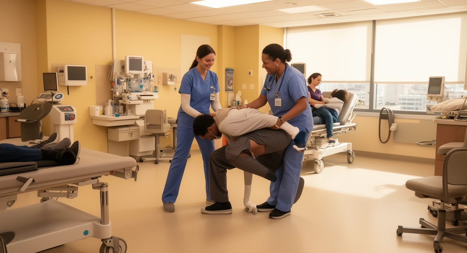 Physical therapy and swing bed recovery program at Mercy Hospital Waldron