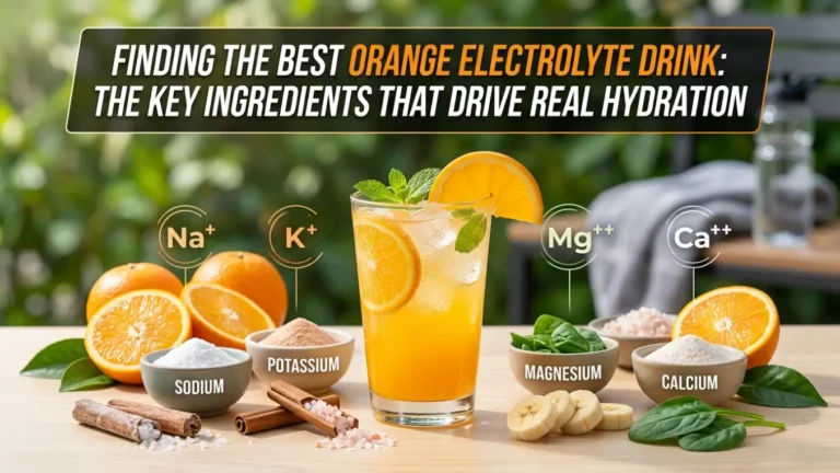 How to Choose the Best Orange Electrolyte Drink Mix The Key Ingredients That Drive Real Hydration