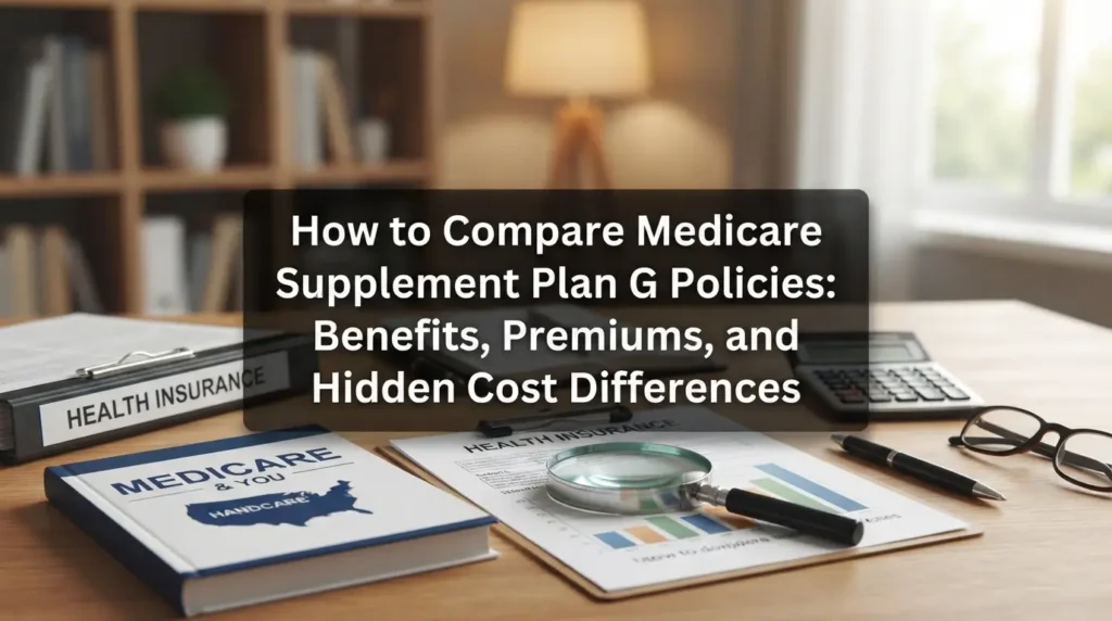 How to Compare Medicare Supplement Plan G Policies Benefits, Premiums, and Hidden Cost Differences